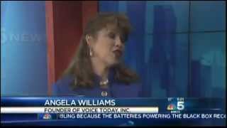 Angela Williams interviewed on NBC Chicago by Anthony Ponce