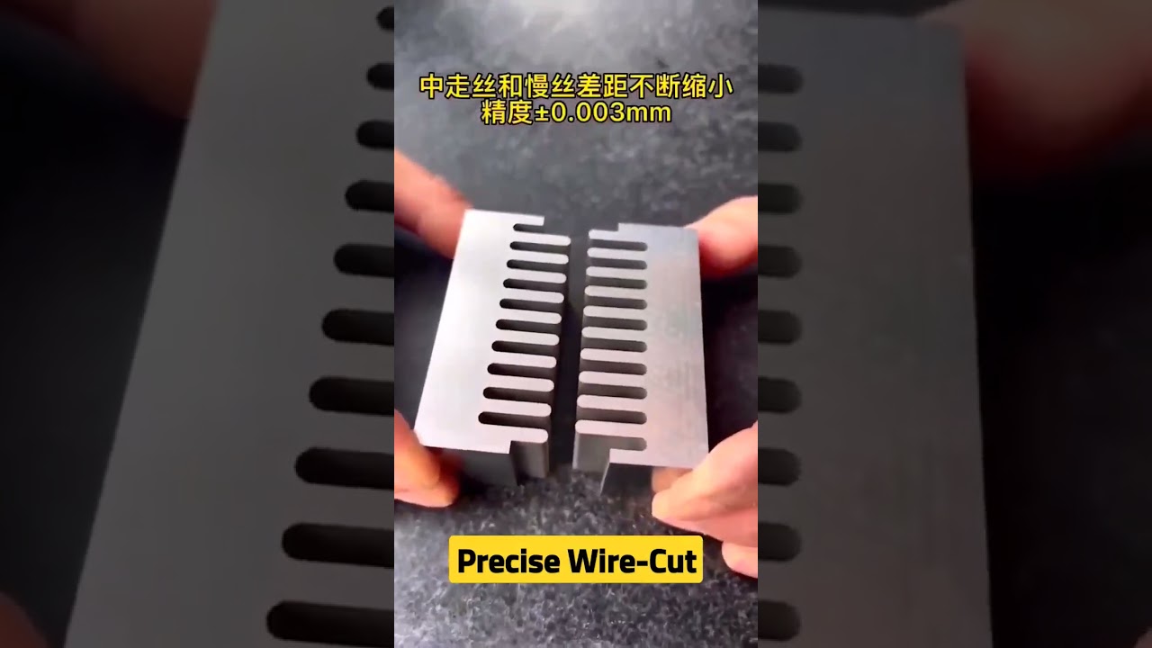 Precise Wirecut EDM Machining #wirecut #shorts #cnc #wedm #precision #ytshorts #cam #accuracy #cad