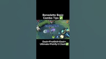 Benedetta Basic Combo Tips ✅ #mobilelegends #mlbbheroes #youtubereels #mlbb #benedettatutorial