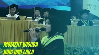 Moment Wisuda Ning Umi Laila