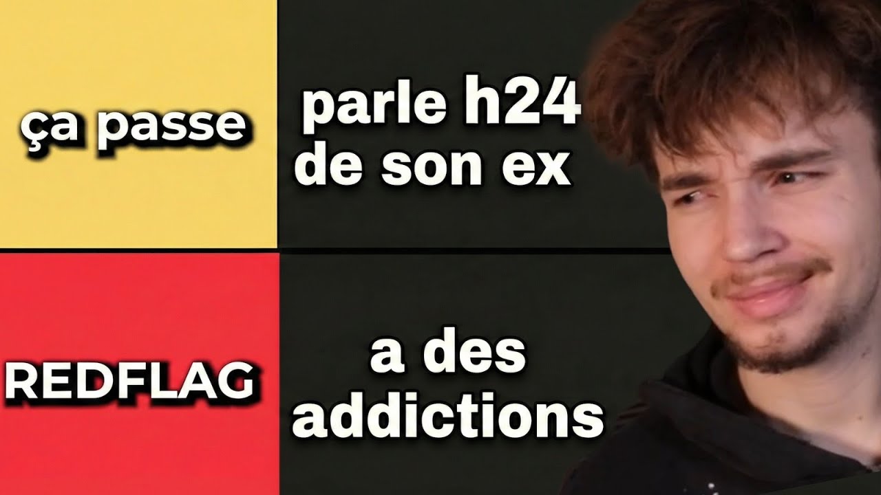 Tier List des Red Flags Chez une Meuf 🚩