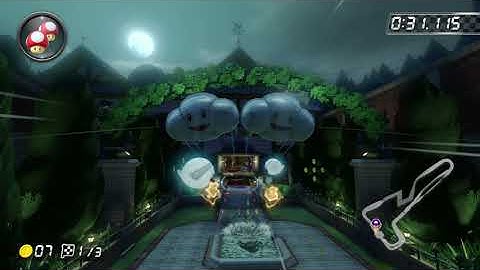 Mario Kart 8 Deluxe 150cc Time Trial: Twisted Mansion (2:01.085)