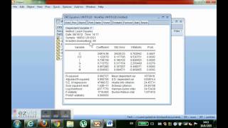 How to estimate data by OLS screenshot 3