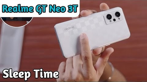 How To Change Sleep Time In Realme GT Neo 3T, How To Change Lock Screen Time In Realme GT