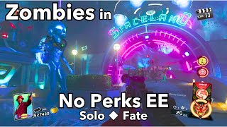 No Perks Easter Egg Zombies in Spaceland | Solo Fate Flawless *No Hoff*