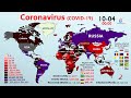 35 Million Coronavirus Cases & 1 Million Deaths (World Map Timelapse)