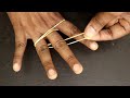 केवल रबर से करो अनोखा जादू | Amazing rubber band magic trick tutorial