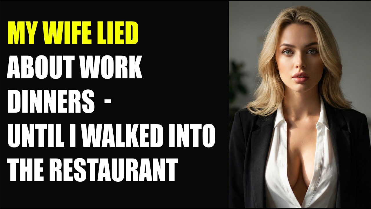 My Wife Lied About Work Dinners — Until I Walked Into the Restaurant / Real Story