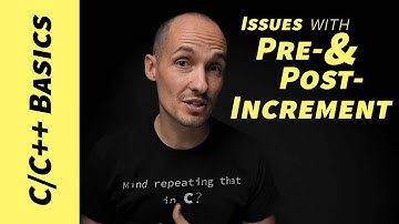 Issues with the pre- and postincrement operator in C, C++, etc.