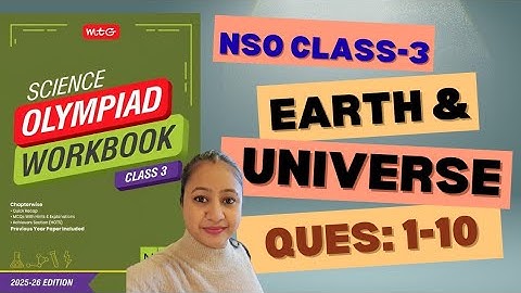 ✅SOF NSO Class-3 🏅2025-2026🏅Earth And Universe Q: 1-10 💯Science Olympiad