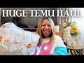 Huge temu haul  fashion  home spring 2024