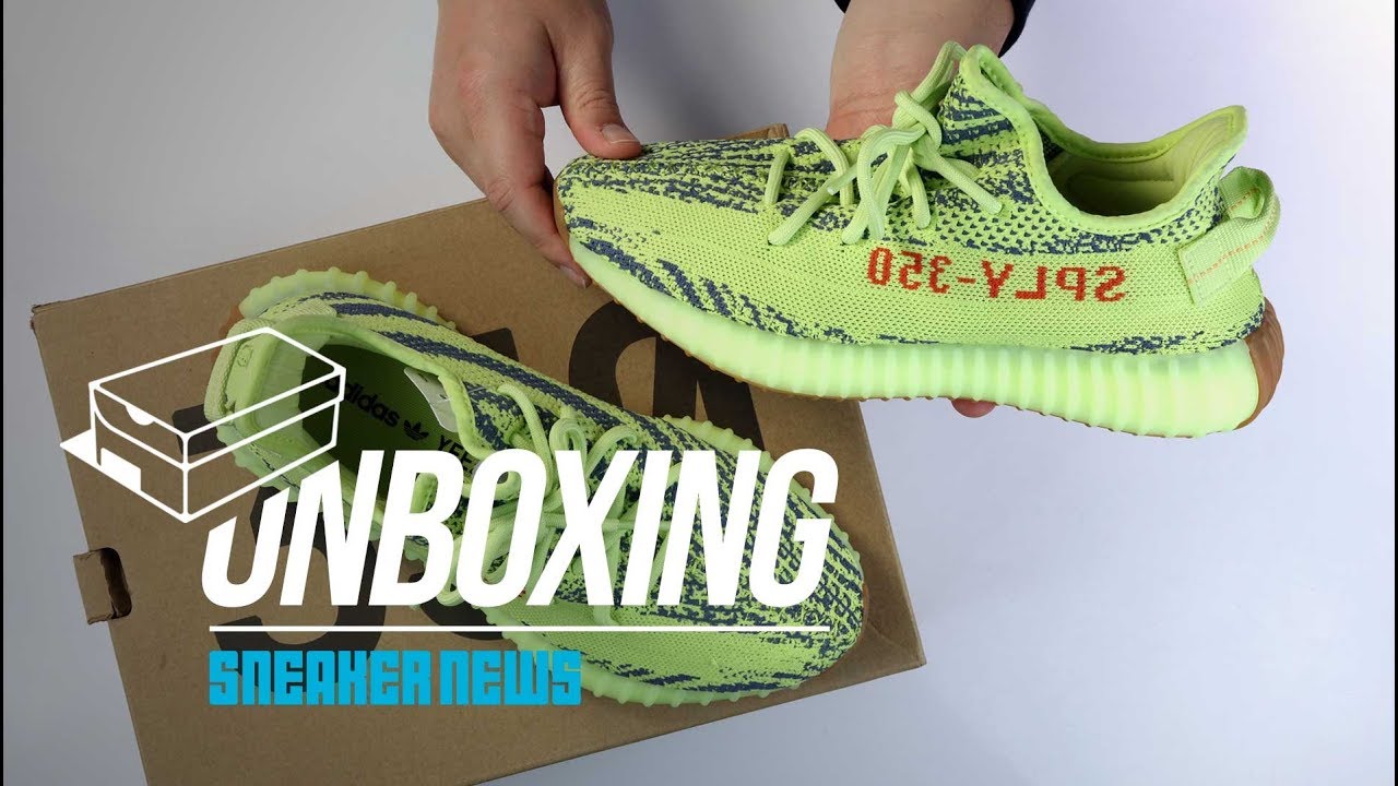 highlighter yellow yeezys