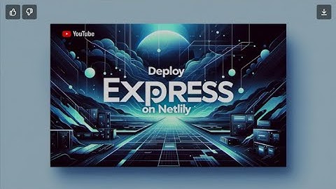 How to deploy express on Netlify #netlify #express #deploy