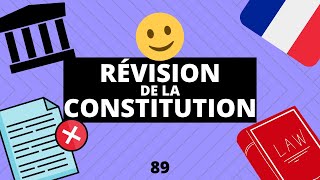 La RÉVISION de la Constitution - Droit constitutionnel