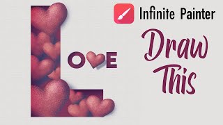 ❤️ Love - Infinite Painter Tutorial #8 screenshot 5