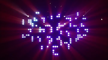 Shiny Disco Lights Flashing Stock Video