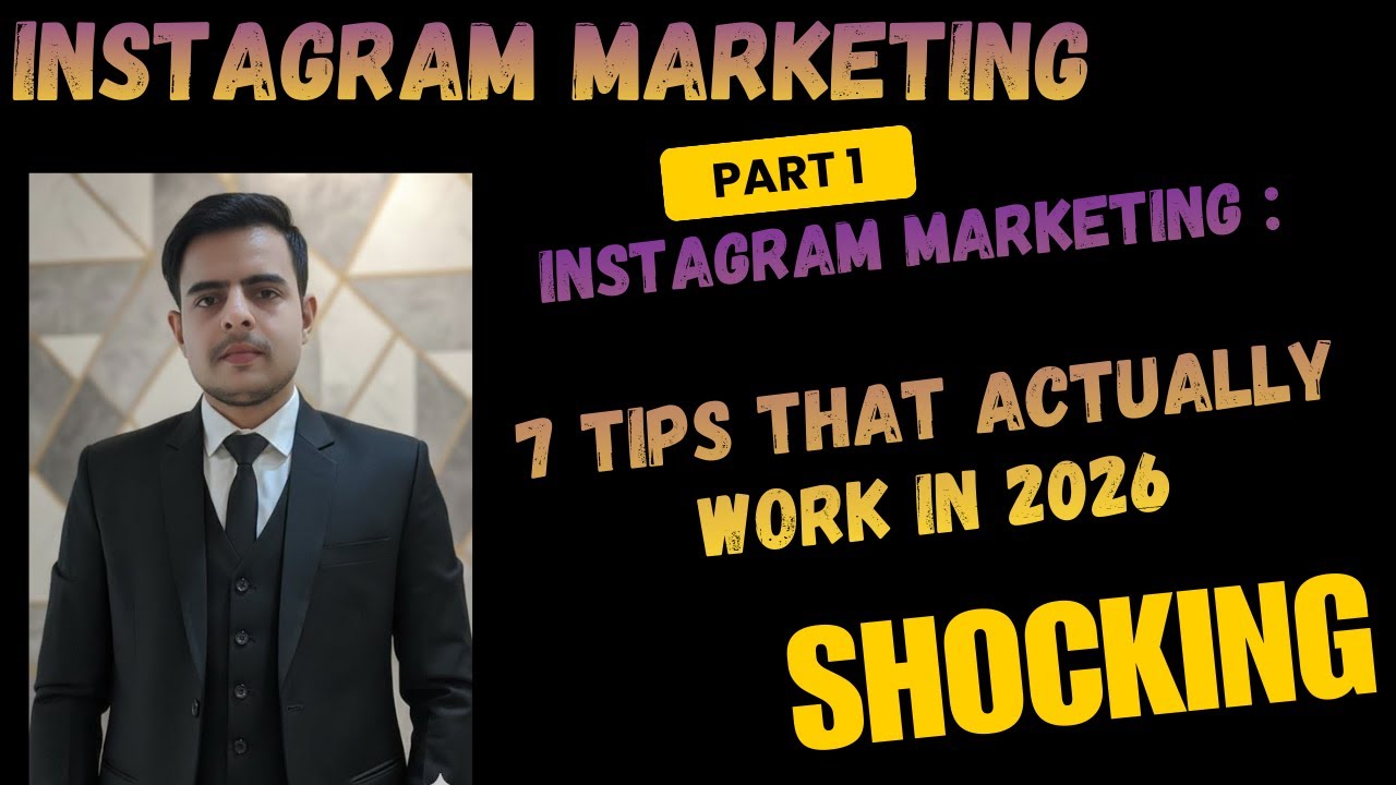 Instagram Marketing: 7 Tips that actually work in 2026 ? - YouTube