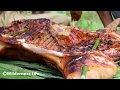 Primitive Technology - Find PIG by Trap in Forest - grilled Pig Eating extremely delicious