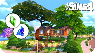 CASA DEL ÁRBOL CON ESCALERAS VERTICALES ️ Los Sims 4 Speed Build
