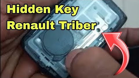 Renault Triber Smart Key Features || Hidden Key