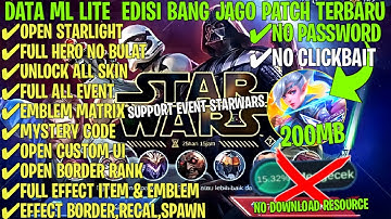 Data Ml Lite 200Mb Full Event Terbaru Patch Project Next | Ml Lite |Cara Mengatasi Lag & Patah Patah