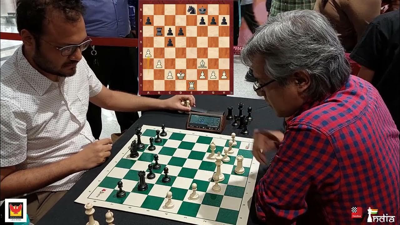 Sagar takes on a 2300 rated player on Lichess, ChessBase India Chess Club