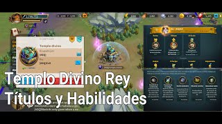 Empires Mobile IGG Gameplay - Divine Temple New King's System Skills and Titles Basic Guide screenshot 3