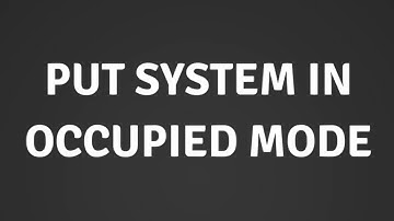 Sonitrol keypad Occupied mode