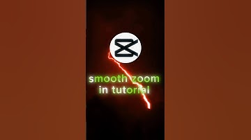 smooth zoom in tutorial ✅ #capcut #tutorial #viral