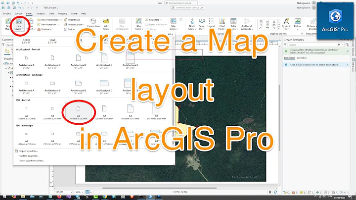 Create a Map layout in ArcGIS Pro - Insert a Map Frame into an ArcGIS Pro Layout
