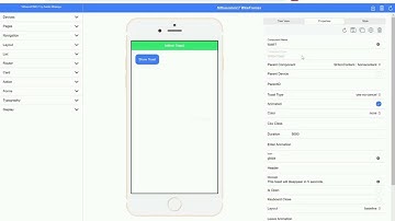 Unboxing SithasoIONIC7 Wireframes   Toasts with Buttons