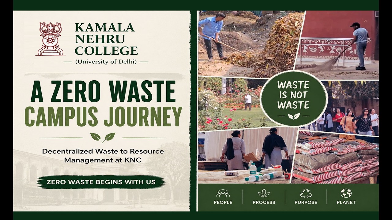Zero Waste Campus Journey | Kamala Nehru College Documentary | Waste to ...
