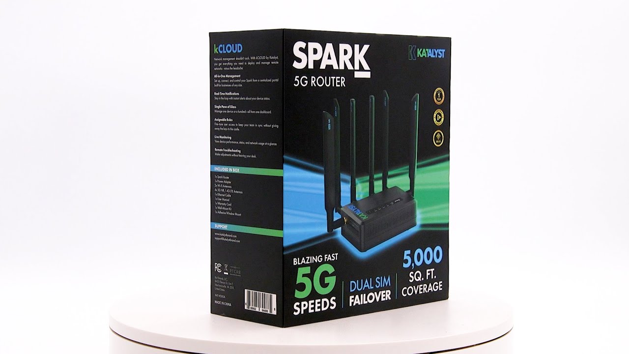 Unboxing the Katalyst Spark 5G Business Router - YouTube