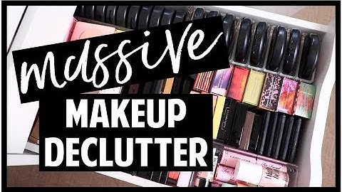 Massive Makeup Declutter and Organization!