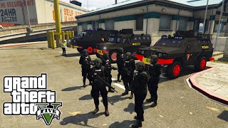 Patroli Densus 88 Memburu Perampok Bersenjata Berbahaya || GTA 5 Mod Polisi Indonesia