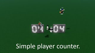 Information Simple player counter. Build logic tutorial News