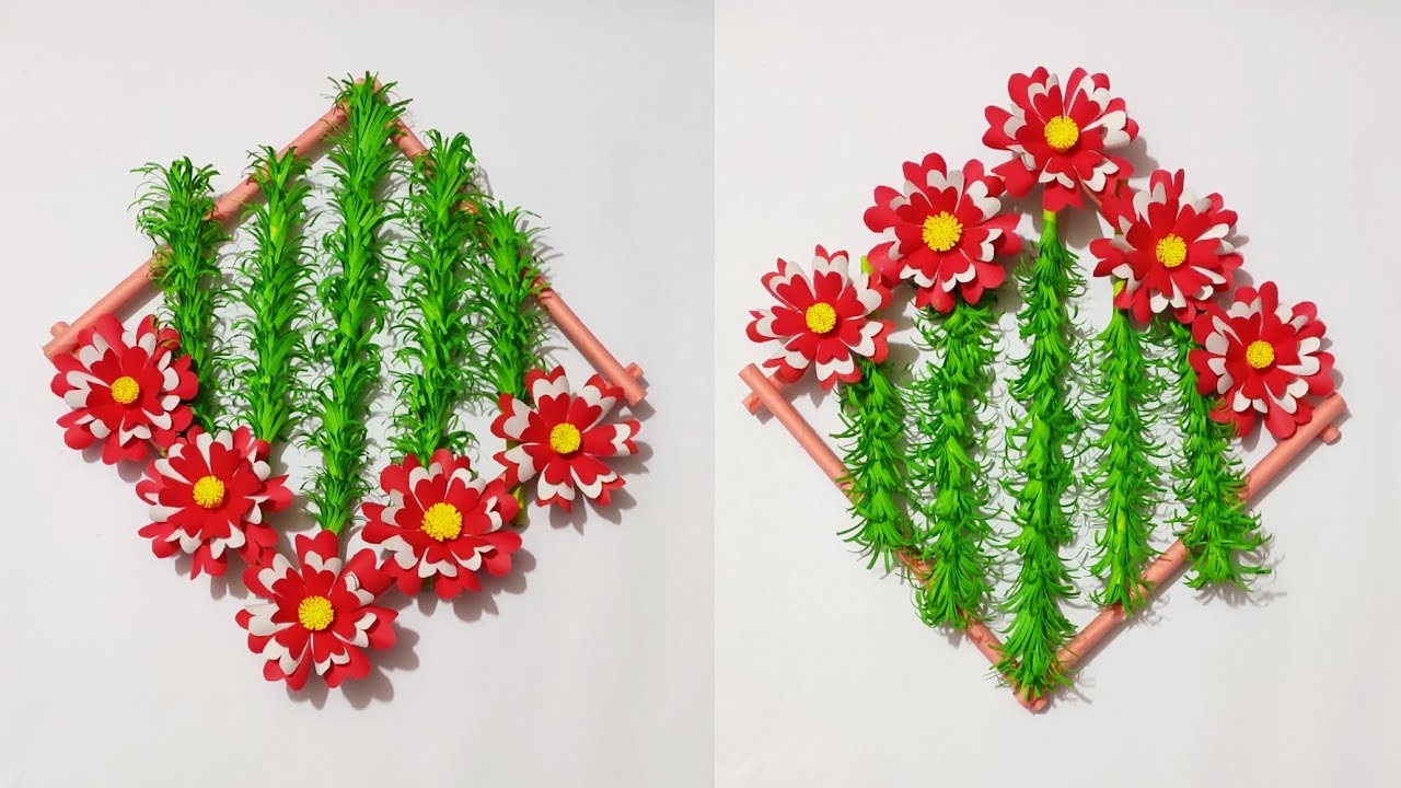 art and craft ,paper art and craft, paper work, Wall hanging craft