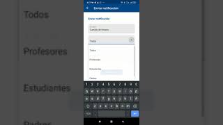 Notificaciones Generales desde la App Móvil - Coordinador screenshot 1