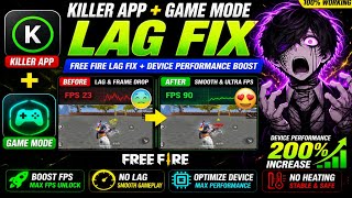 FREE FIRE LAG FIX 2026 🔥 Killer App + Game Mode | FPS BOOST + NO FRAME DROP 1GB 2GB 3GB RAM MOBILE 📲 screenshot 2