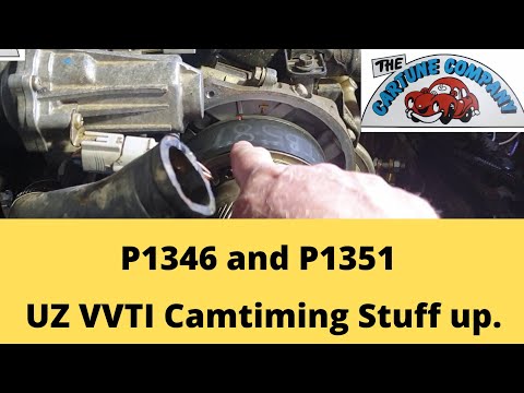 Cam timing issues 1uz and 3uz VVti. Codes P1346 and P1351