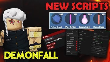 Roblox Demon Fall Script Hack GUI AutoFarm, AutoGourd, Trinket & Ores farm