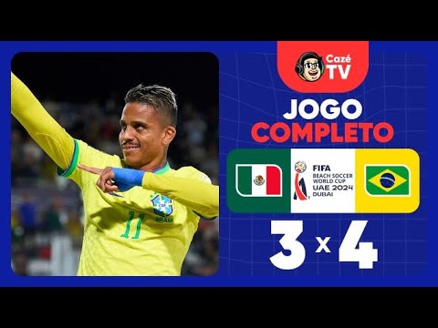 JOGO COMPLETO: MÉXICO X BRASIL | 1ª FASE | COPA DO MUNDO DE BEACH SOCCER DA FIFA™ 2024