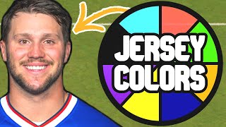Can I Build A Super Bowl Champion Using A Wheel of Jersey Colors?