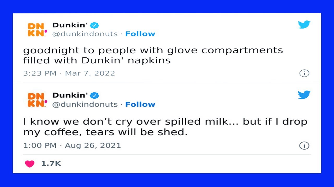 Whoever Manages The Dunkin Donuts Twitter Account Has An Amazing Sense Hilarious Tweets YouTube