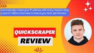 QuickScraper Review, Demo + Tutorial I Scrape any website to get HTML using an easy API call