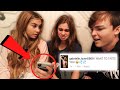 Little Sister Reacts to My DIRTY Instagram Comments (AWKWARD)