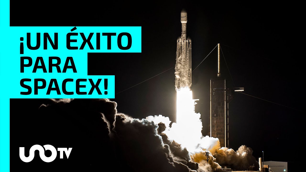 SpaceX lanza el Falcon 9 Heavy con el satélite Viasat 3 - YouTube