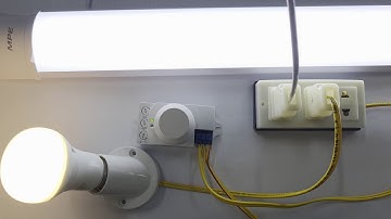 Hướng dẫn đấu điện công tắc cảm biến chuyển động Radar vi sóng. Radar Motion Sensor User Manual.