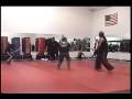 Stockton multistyle escrima  multiple opponent blocking drill