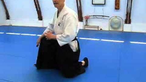 Aikido Backward Roll Instruction